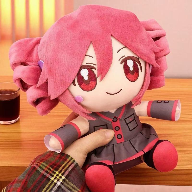 Kasane Teto Plush Doll Cute UTAU Virtual Singer Soft Anime Character Doll Fan Merchandise Collection Figurine Children's Christmas and Birthday Gift
