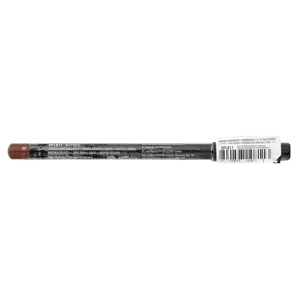 NYX PROFESSIONAL MAKEUP Slim Lip Pencil, 811 Nutmeg, 1.04 G (0.03 Oz)