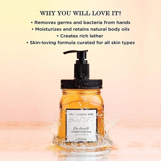 Kimirica Foaming Bouquet Handwasch-Pumpspender + Nachfüll-Kombipackung, 100 % vegan, 2er-Pack, reichhaltiger Schaum, sanft zu den Händen(Frangipanis & Rose, 1L + 500ml)