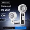2026 Portable High-Speed Neck-Hanging Cooling Fan with Folding Handheld Design
