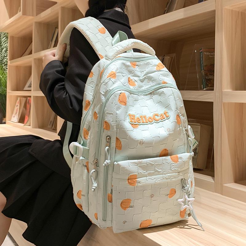 Children's Schoolbags Elementary School Girls Junior High School Girls Letters High Looking Dirty Resistant Backpack