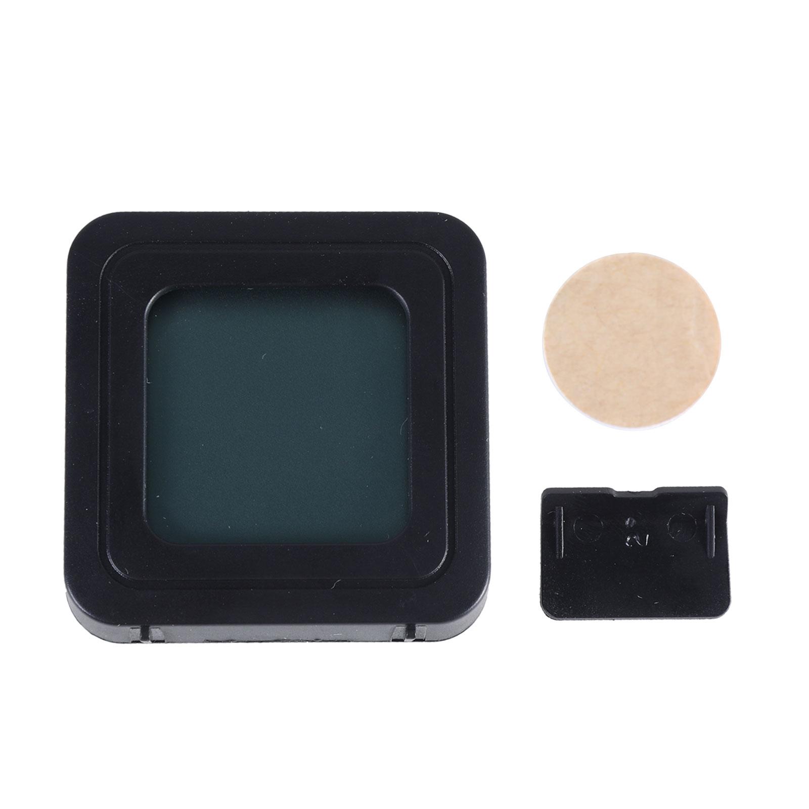 

Цифровой гигрометр, комнатные термометры, модные многофункциональные мониторы температуры и влажности с часами для домашнего использования в автомобиле чёрный