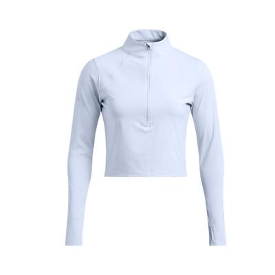 Launch Elite Running Slim Fit Short Stand Collar Long Sleeve Raglan T-Shirt Women Tops Cloud-Blue 1386338-464