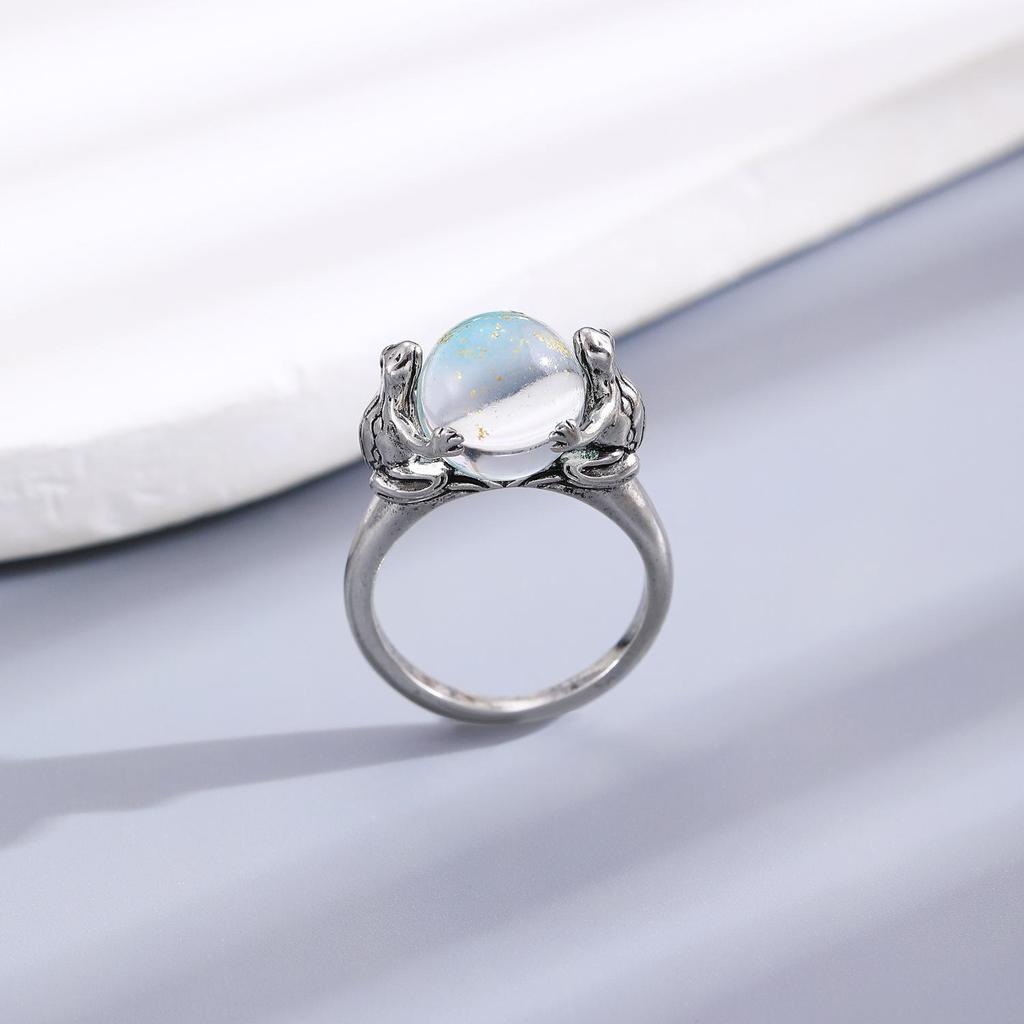 High-End Cross-Border Fashion Bow Ring for Women - European & American Style Open Index Finger Accessory