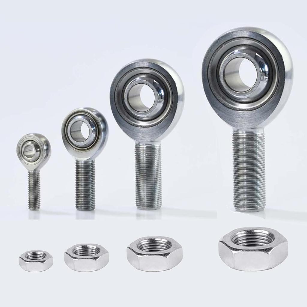 5/8” Heim Joints Rod End, JMX Series 3-Piece Heavy Duty .625" Chromoly Joints Panhard Rod End Kit With Jam Nuts