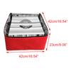 Pizza Bag Extra Large Thermal Insulation Winter Meal Delivery  Red Pizza