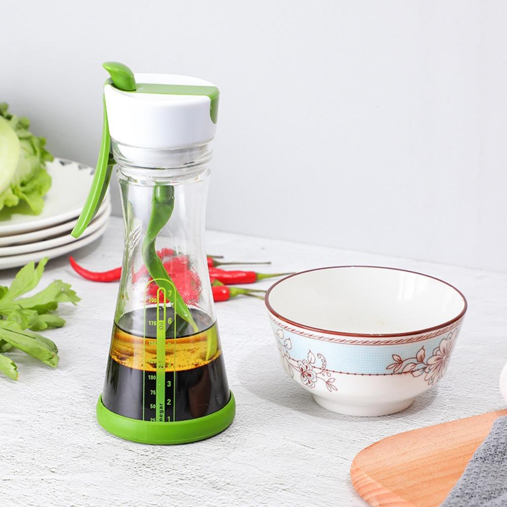 Plastic Sauces Mixer Bottle Leak Proof Cruet Portable Vinaigrette Container  Restaurant