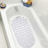 69x36CM transparent white shower mat, a must-have in the bathroom, non-slip design
