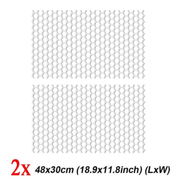 Honeycomb Car Sticker Cut-out Hollow Auto Lamp Film Grid Side Shield Headlamp Taillight Film Decals Car Wrap Sticker 48*30cm