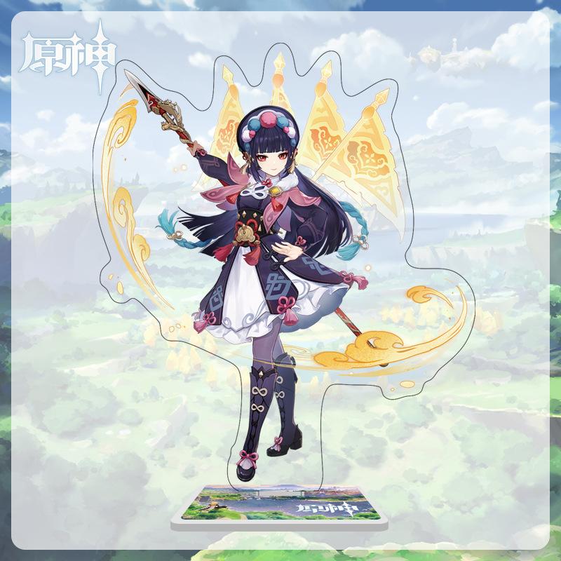16cm Height  Acrylic Large Stand-up Display Featuring Characters From Mondstadt, Liyue, and Inazuma In Genshin Impact