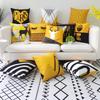 Modern and Simple Nordic-style Yellow Pillowcase, Living Room Sofa Headrest, Office Car Lumbar Support Cushion