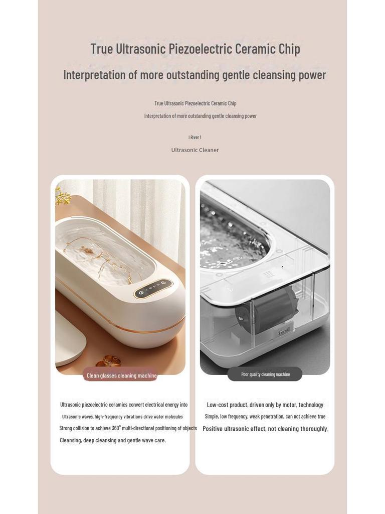 Advanced Automatic Eyeglass Cleaner: Superior To Ultrasonic, Compact Design for Home Use