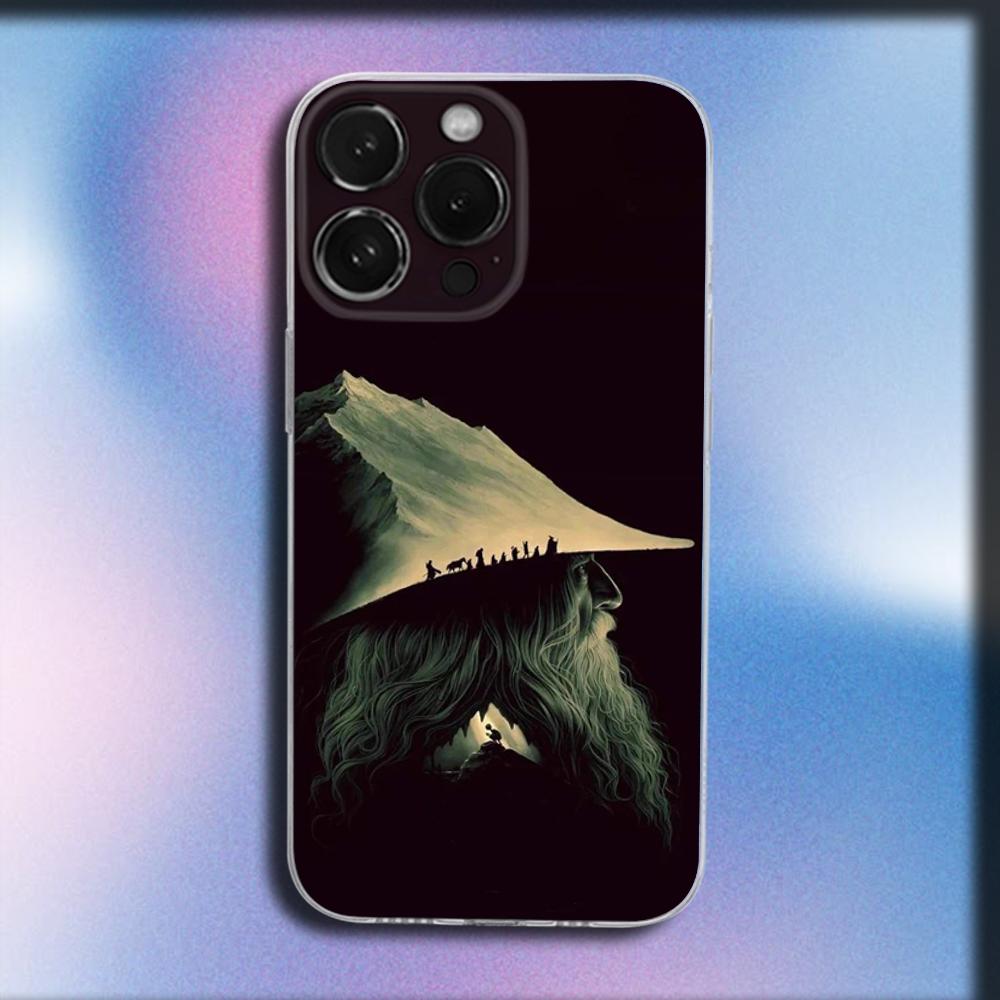 

The Lord of the R-Rings Phone Case For iPhone 16,15,14,13,12,11 Plus,Pro,Max,XR,XS,X,Plus,SE,Mini Transparent Soft Cover iPhone13