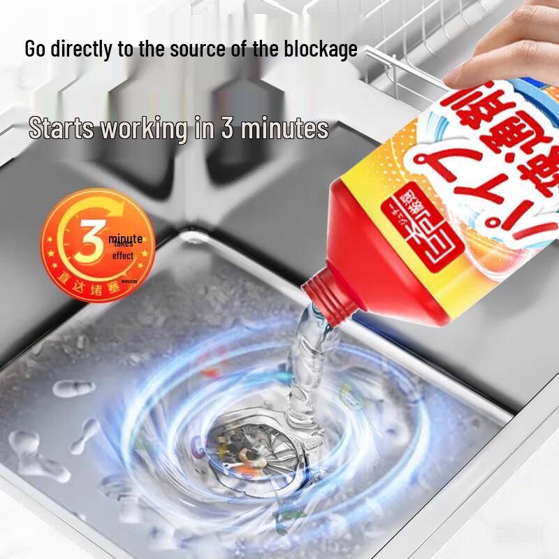 Kraftvoller Abfluss- und Rohrverstopfer