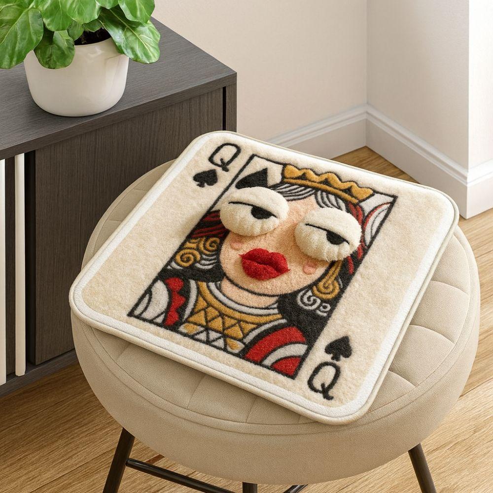 Rutschfestes Plüschkissen Dekorative Warme Sitzauflage Universelle Stuhlauflage Studentensitz