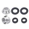 2Pcs Sink Faucet Adapter 22mm to 16mm Kitchen Tap Aerator Connector Water Hose Adapter Tap Bushing Reducer Pipe Fitting