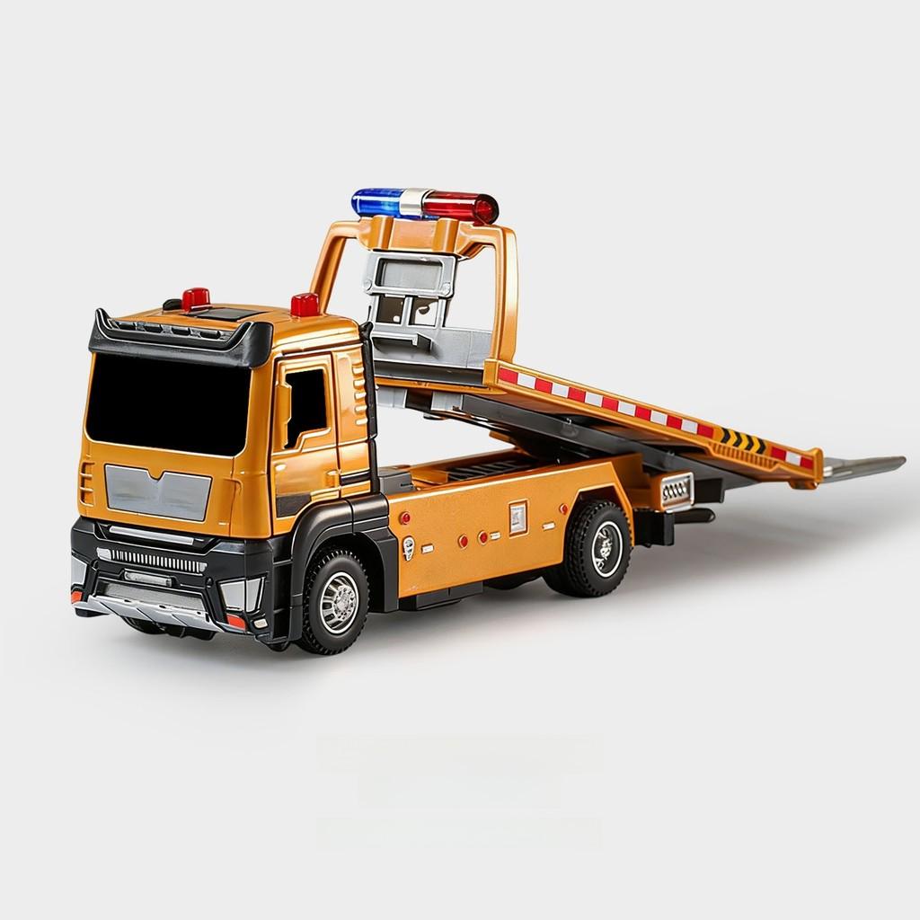 Plastic Water Truck Playset With Spray Function And Sound Effects For Children