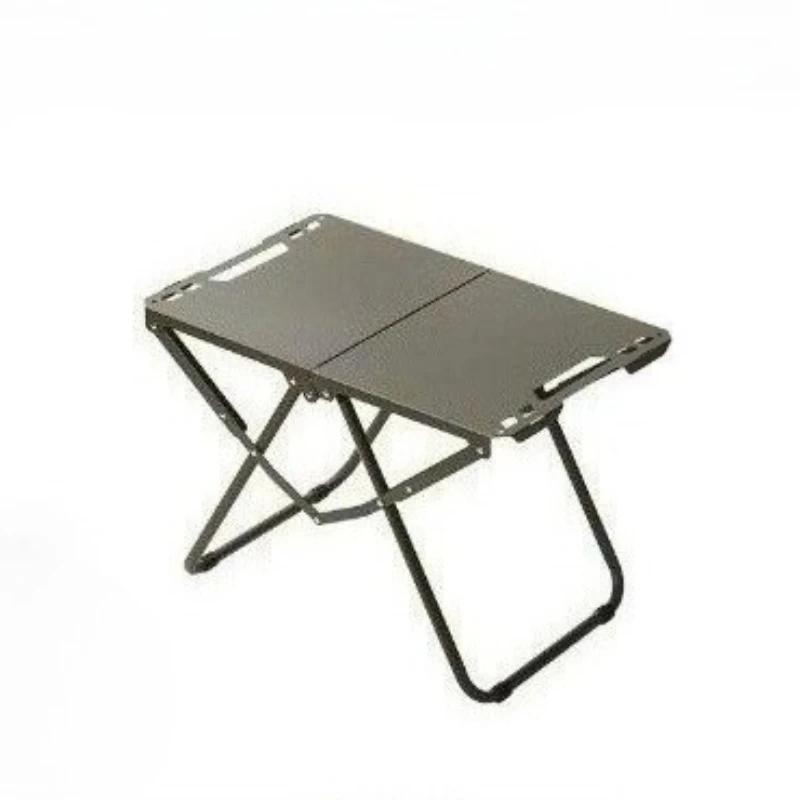 Multi functional outdoor folding table suitable for self driving and hiking camping dining table, quickly open the dining table