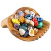 New Creative Wooden Carving Buddha Hand Crystal Display Stand Fruit Tray Living Room Office Desk Ornament Home Decoration