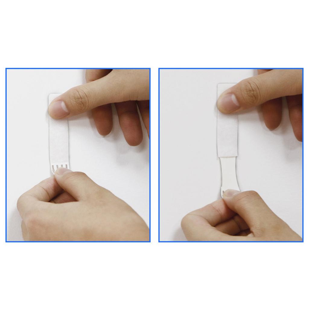 Buckle Strong Non Marking Adhesive, Removable Hook, Tearable No Glue, Sticker