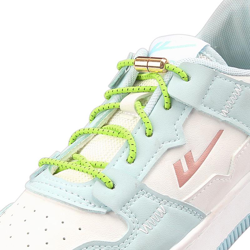 

Reflective No-Tie Elastic Shoelaces with Metal Buckle for Night Running 1m