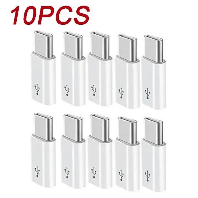 1/5/10 Stücke Micro USB Buchse Auf Typ C Stecker Adapter Konverter für Android Smartphone Tablet USB-C Ladegerät Konverter Anschluss