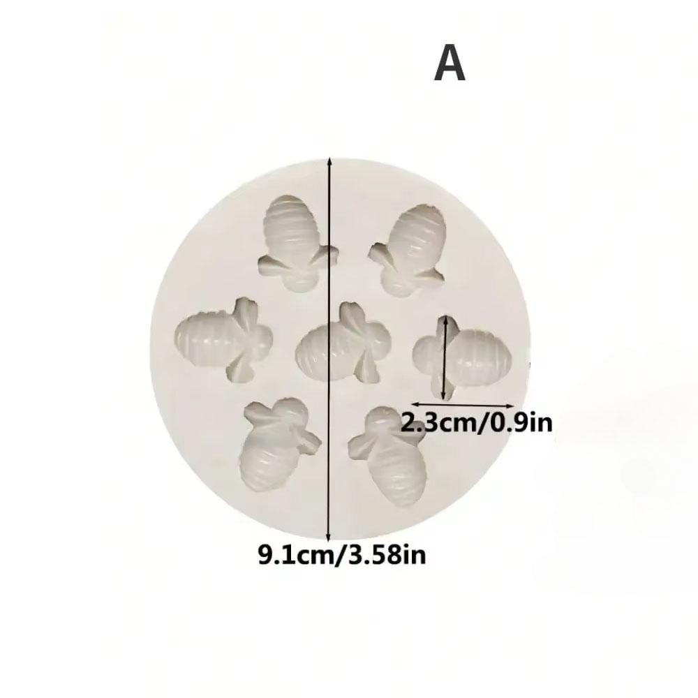 Honeybee Honeycomb Butterfly Bird Fondant Silicone Sugarcraft Birthday Cake Decorating Tools Resin Chocolate Molds for Baking