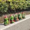 Christmas Grinch Green Hair Monster Christmas Atmosphere Gifts Ornaments Ornaments Creative Decorations Resin Crafts