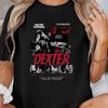 Dexter Morgan Der Bay Harbor Metzger Grafik T-Shirt Lässiges Schwarzes Kurzarm-T-Shirt Vintage Collage Maschine Stilvoll für Damen