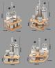 304 Stainless Steel Spice Set: Seasoning Jar, Oil Pot & Salt Shaker with Lid for Home & Restaurant.