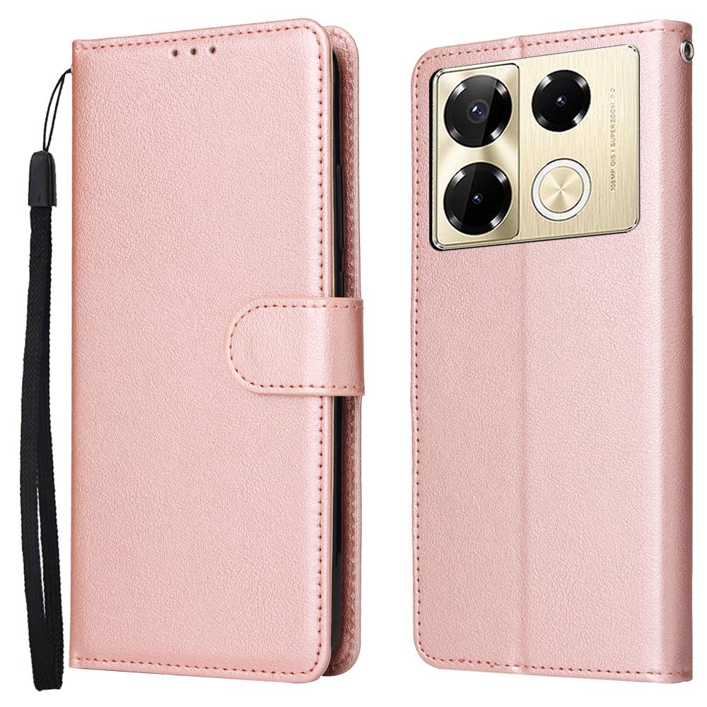 Etui na telefon Infinix Note 40 Pro 4G/5G/Note 40 Pro+ Portfel Stojak Zobacz PU Skórzane etui