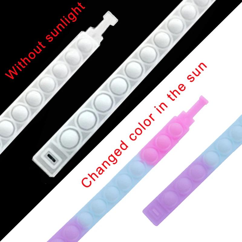 Push Bubble Toys Fidget Sensory Toy Stress Relief Toys Pack for Kids Adults Rainbow Anti-Anxiety Tools Office Stress Relief Toys