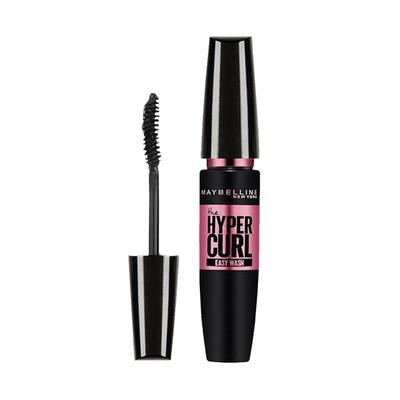 New York Hypercurl Mascara 9,2 ml Packung mit 1 Stück, Langanhaltende schwarze Wimperntusche für Schwung und Volumen