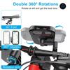Waterproof Bicycle Mobile Phone Holder Motorcycle Stands 360°Swivel Adjustable Universal  Bike Holder for 4.7-6.8" Mobile Phone