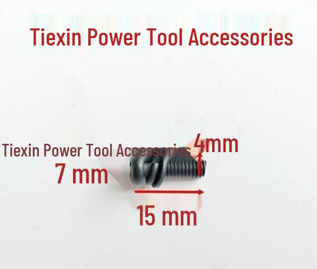 Flat Head Machine Screw for Electric Tool Casing - 4x15x7 (Item 01481)