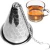 304 Stainless Steel Cone Tea Infuser Fine Mesh Tea Separation Filter Screen Tea-making Filter  Mug