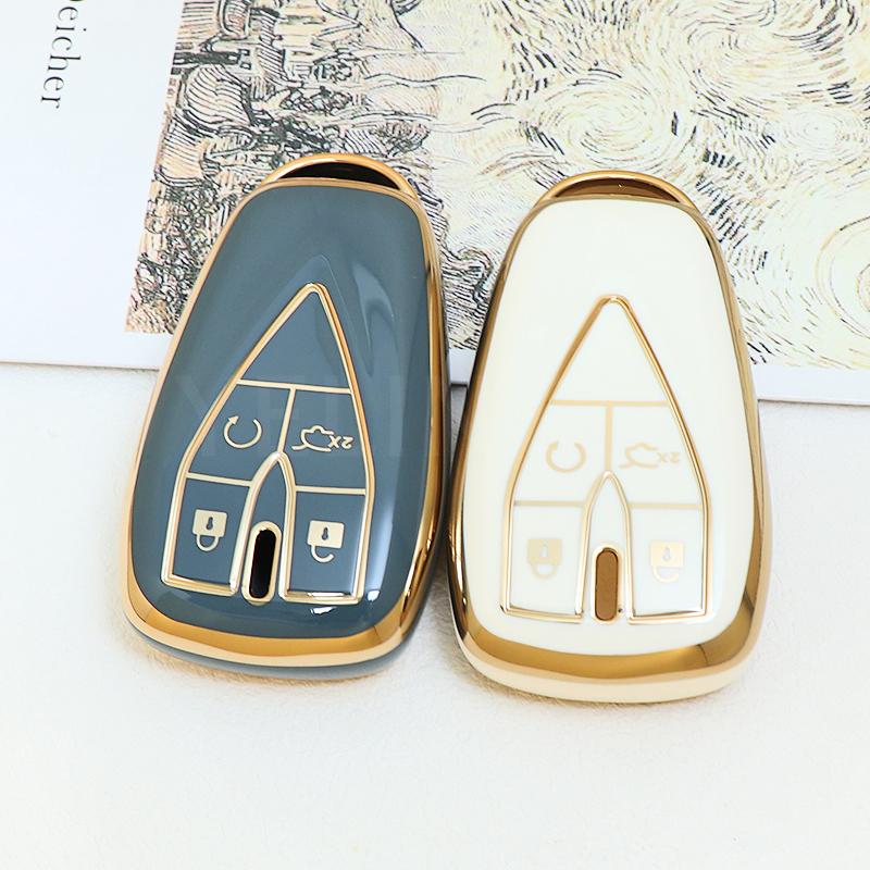 4 Buttons TPU Car Remote Key Case Cover Shell for Changan CS35 Plus CS55 Plus CS75 Plus 2019 2020 Key Protector Bag Holder