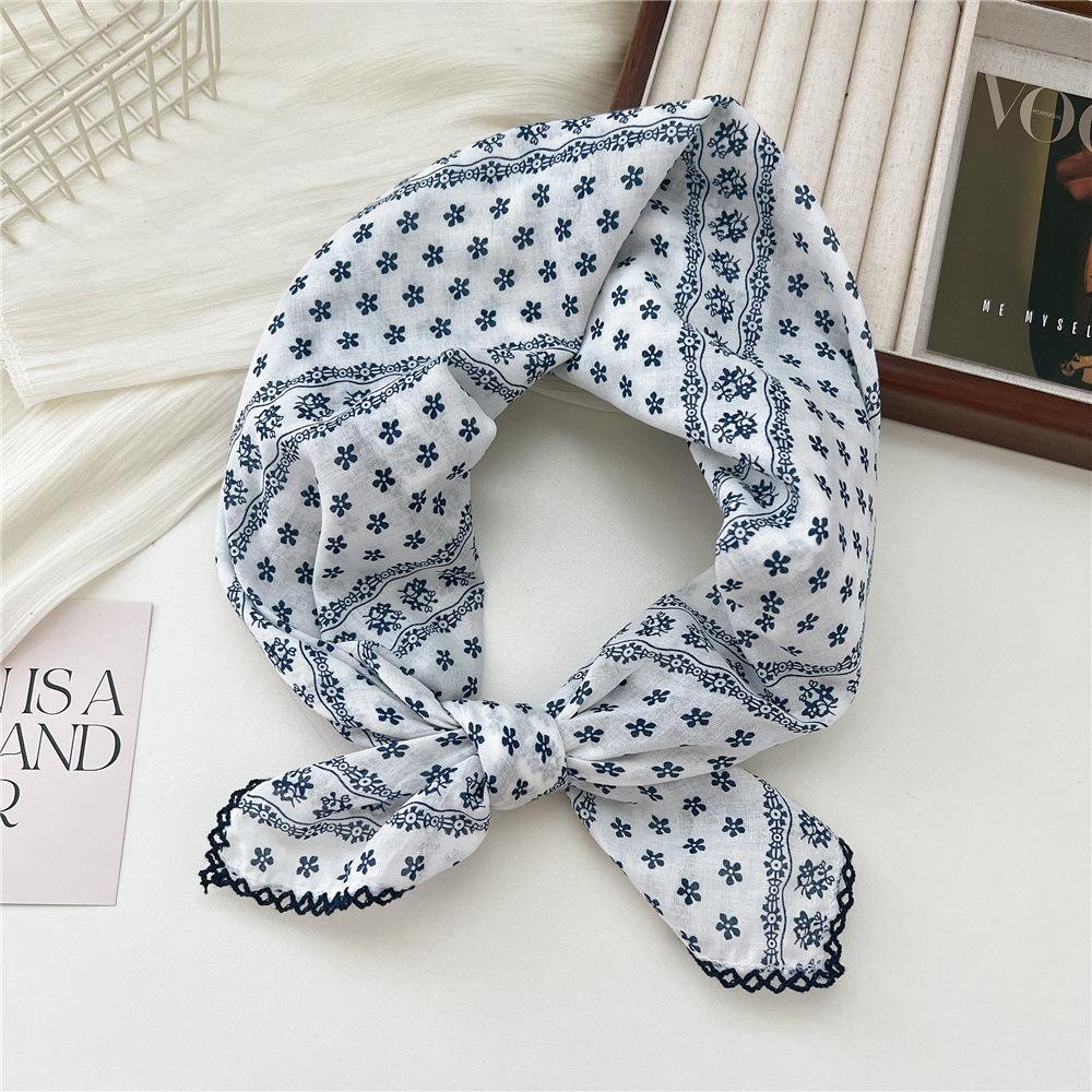 68*68cm Square Scarf Headband Accessories Handkerchief Neckerchief Hairscarf Hairscarf Bandanas