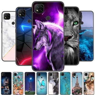 For Redmi 9C NFC Case Cover Silicone Soft Lion Wolf Phone Funda for Xiaomi Redmi 9C NFC Case TPU Bumper Redmi9C 9 C C9 NFC Coque