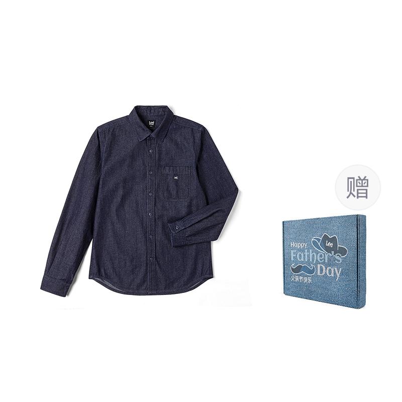 Lee Shirts Men's Lapel Moderate Denim LMT0097916DE00F898L00