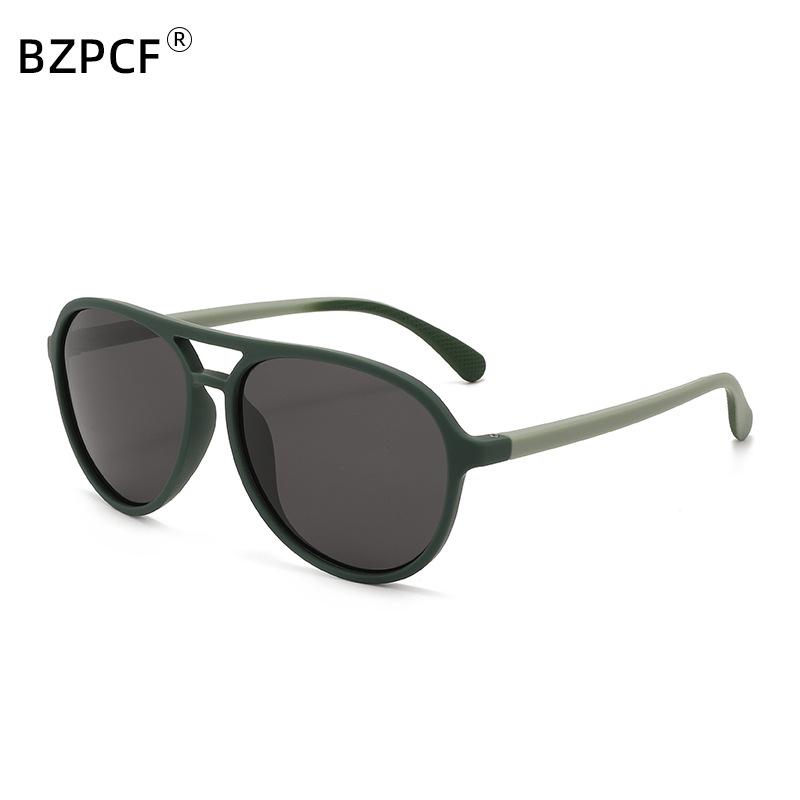 New Trendy Gradient Legs Oversized Pilot Polarized Sunglasses Men Brand Design Vintage Driving Sun Glasses Women Shades UV400