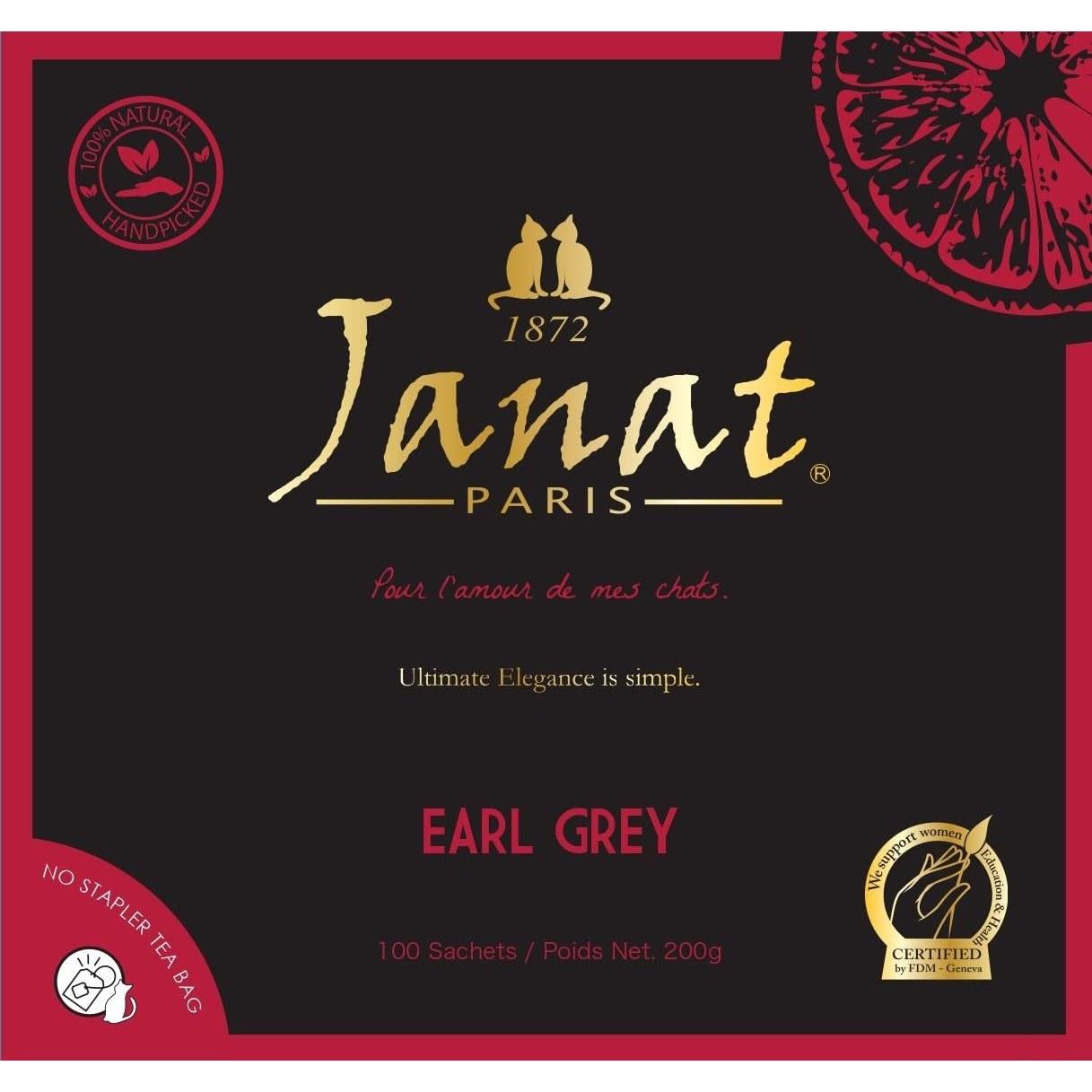 Jannats Heritage Series Earl Grey 100 Tea Bags