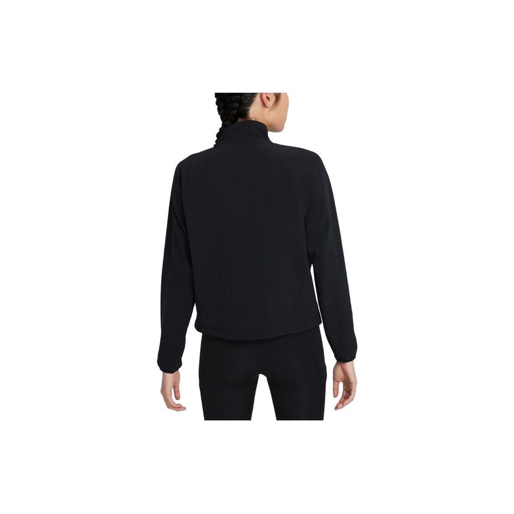 Nike Air Series Dri-Fit Casual Sports Zip Collar Long Sleeve Jacket Women jackets Black DD4030-010