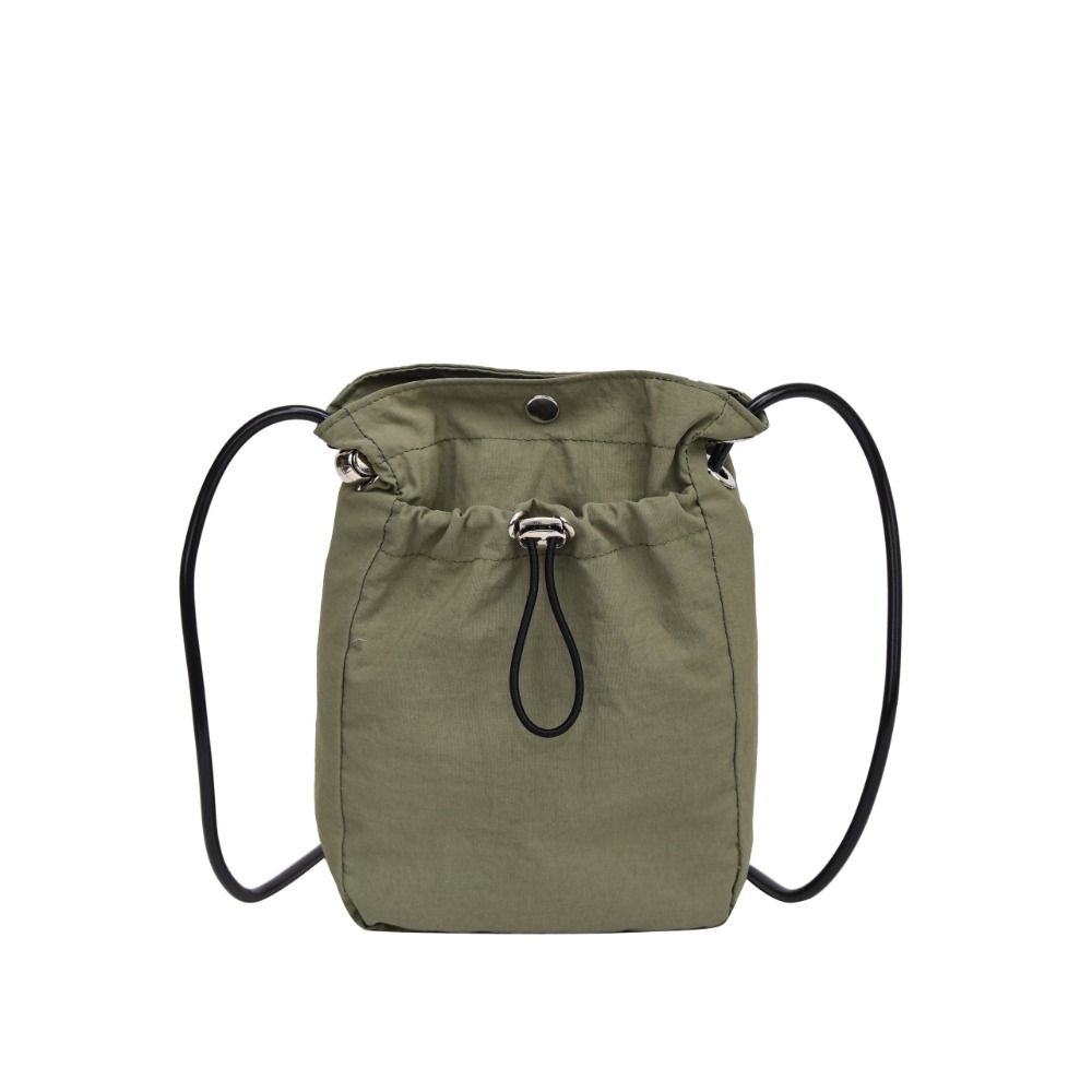 Purse Nylon Shoulder Bag Crossbody Bag Mobile Phone Bag Drawstring Canvas Bag  Office Worker