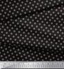 Soimoi Japan Crepe Satin Fabric Swimming Ring Small Printed Craft Fabric by the metre 42 Inch