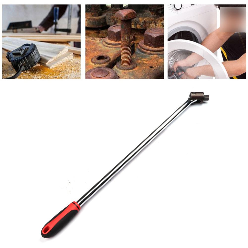 Flexible 24inch Ratchet Handle Socket Wrench with 12inch Adapter Suitable for Home and Professional For Repairs