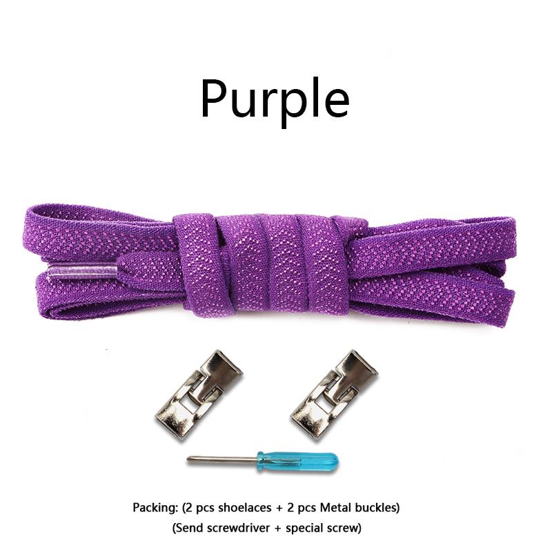 Elastic Laces Sneakers ShoeLaces 1 Second Quick No Tie Shoe Laces for Shoes Kid Adult Unisex Lazy Slippers Lace Strings Decorati