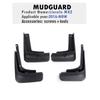 Front Rear Mudflap for Lincoln MKZ Fender Mud Guard Flap Splash Flaps Mudguards Accessories 2016 2017 2018