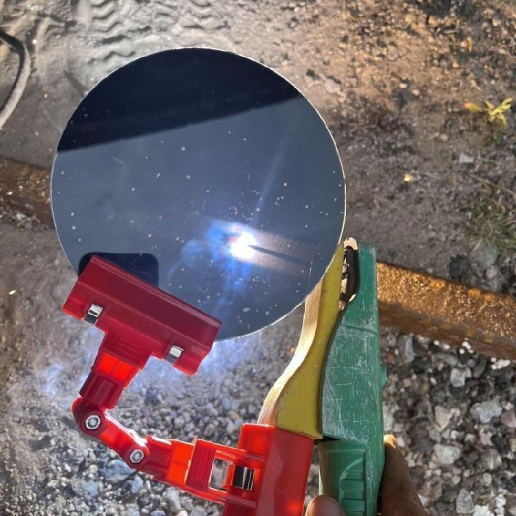 Copri Visiera Clip-On ad Angolo Regolabile per Caschi da Saldatura per una Visione Senza Ostacoli Protezione Oculare Affidabile in Condizioni Difficili
