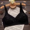 New Bra Middle-aged and Elderly Steel-rimless Bra Large Size Thin Big Chest Thin Sponge-free Mother Bra